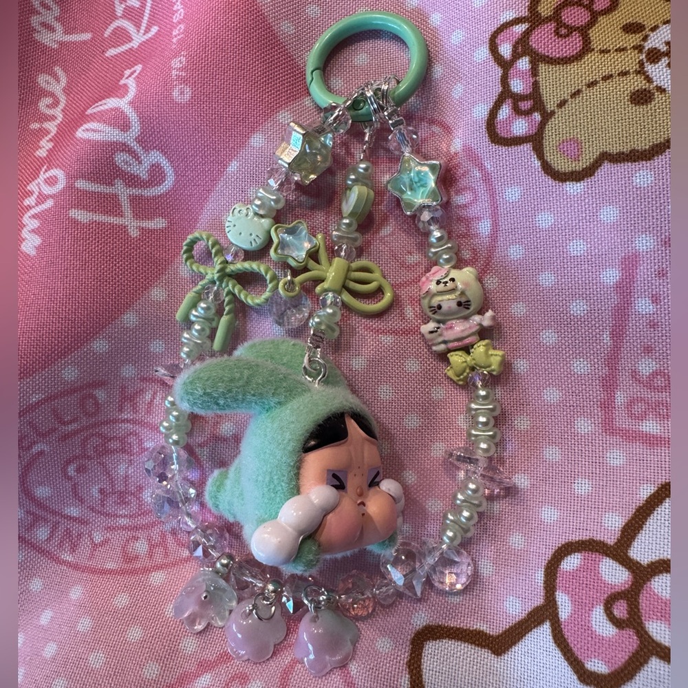 POPMART Crybaby Buttercup Phone charm